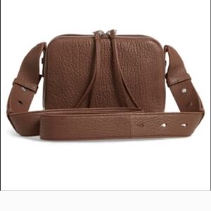 All Saints Brown Leather Crossbody Bag